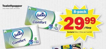Pekås Toalettpapper erbjuda