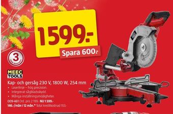 Jula Meec tools kap- & gersåg erbjuda