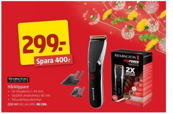 Jula Remington hårklippare erbjuda