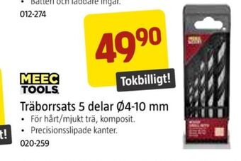 Jula Meec tools borr erbjuda