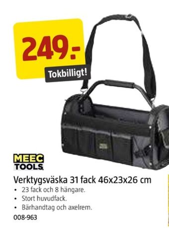 Jula Meec tools verktygsväska erbjuda