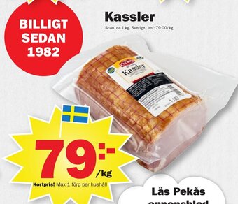 Pekås Kassler erbjuda