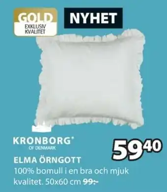 JYSK Kronborg Elma Örngott 50x60cm erbjuda