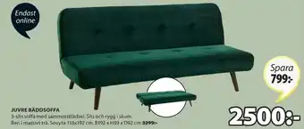JYSK Juvre Bäddsoffa 192x89x92cm erbjuda