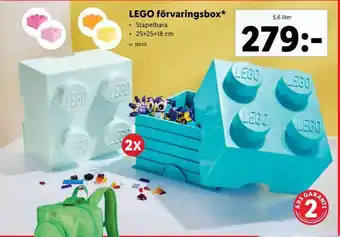 Lidl Lego förvaringsbox erbjuda