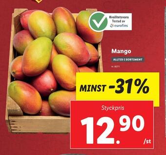Lidl Mango erbjuda