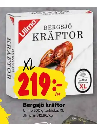 City Gross Bergsjö kräftor erbjuda