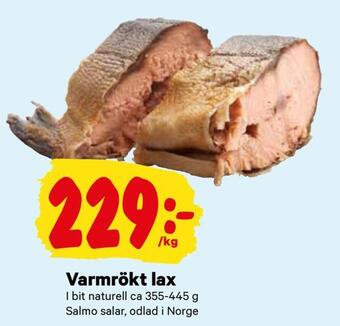 City Gross Varmrökt lax erbjuda