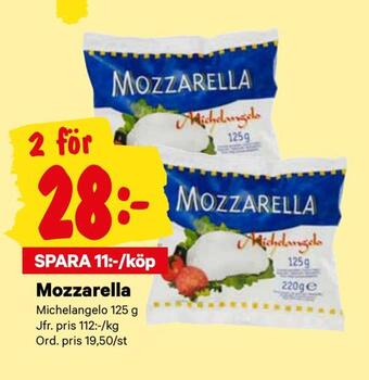 City Gross Mozzarella erbjuda