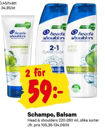 City Gross Schampo, balsam erbjuda