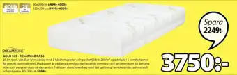JYSK Gold S70 - Resårmadrass 80x200cm erbjuda