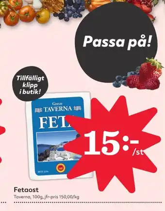Taverna fetaost