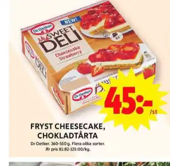 ICA Maxi My sweet deli cheesecake erbjuda
