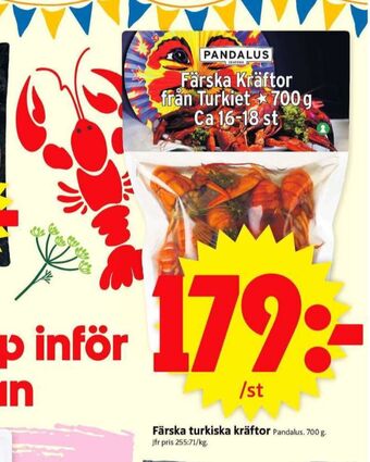 ICA Supermarket Pandalus kräftor erbjuda