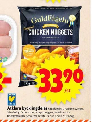 ICA Supermarket Guldfågeln kycklingben erbjuda