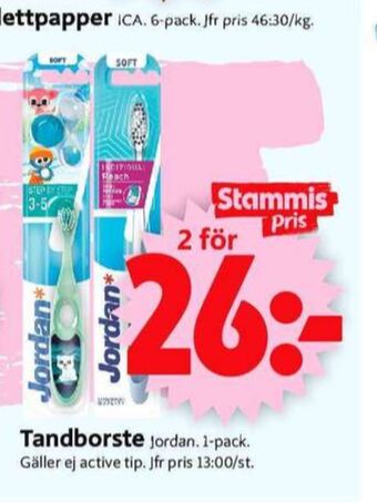 ICA Supermarket Jordan tandborste erbjuda