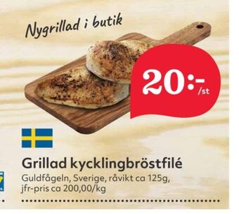 Hemköp Guldfågeln kycklingbröstfile erbjuda