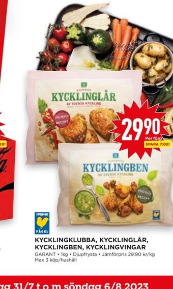 Willys Hemma Garant kycklingben erbjuda