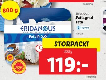 Lidl Eridanous fetaost erbjuda