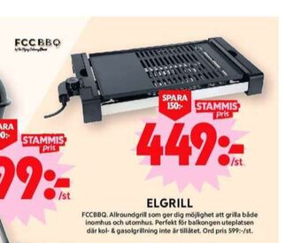 ICA Maxi Fcc bbq elgrill erbjuda