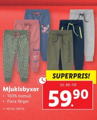 Lidl Lupilu joggingbyxor erbjuda