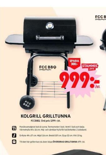ICA Maxi Fcc bbq grill erbjuda
