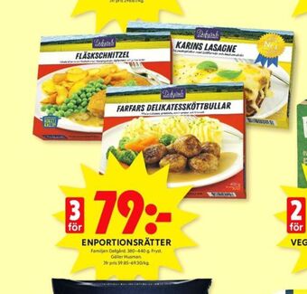 ICA Kvantum Dafgårds färdigrätter erbjuda