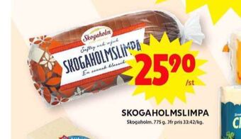 ICA Maxi Skogaholmslimpa erbjuda