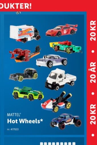 Lidl Hot wheels bilar erbjuda