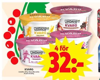 ICA Maxi Lindahls kvarg erbjuda