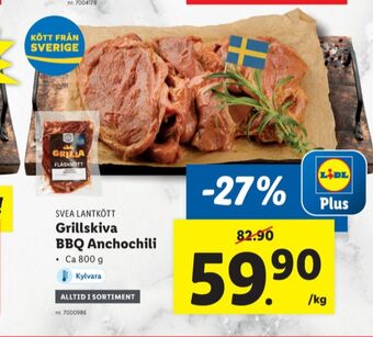 Lidl Svea lantkött grillskiva erbjuda