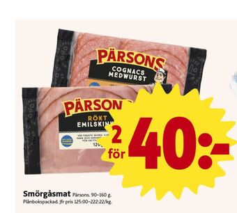 ICA Nära Pärsons skinka erbjuda