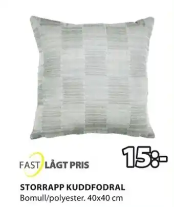 JYSK Storrapp Kuddfodral 40x40cm erbjuda