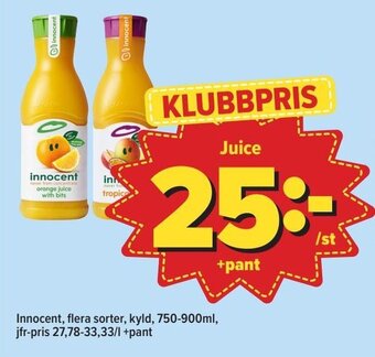 Östenssons Juice innocent erbjuda