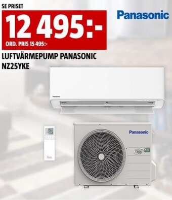 Bauhaus LUFTVÄRMEPUMP PANASONIC NZ25YKE erbjuda
