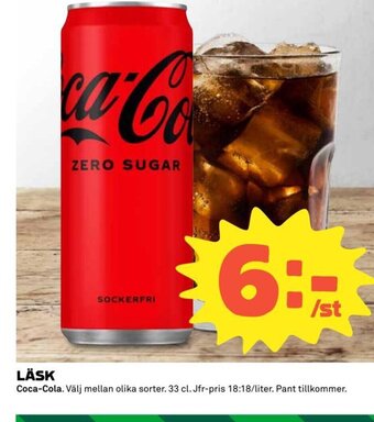 Coop LÄSK Coca-Cola erbjuda