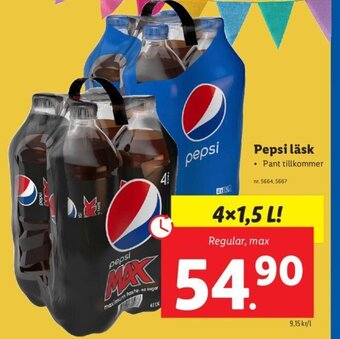 Lidl Pepsi läsk erbjuda