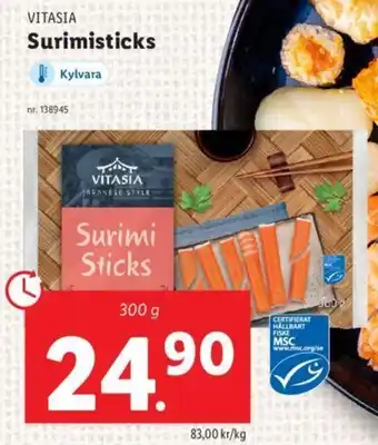 Lidl VITASIA Surimisticks erbjuda