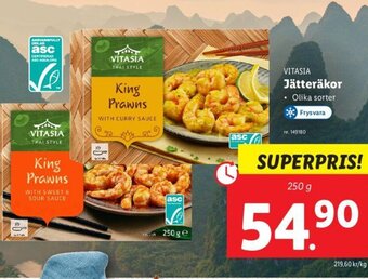 Lidl VITASIA Jätteräkor erbjuda