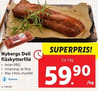 Lidl Nybergs Deli fläskytterfilé erbjuda