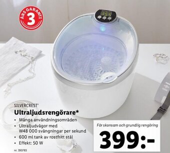Lidl SILVERCREST Ultraljudsrengörare* erbjuda
