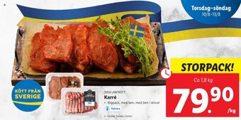 Lidl SVEA LANTKÖTT Karré erbjuda