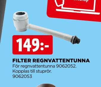 Jem&Fix Filter regnvattentunna erbjuda