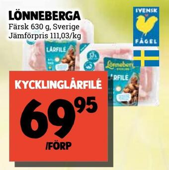 MatArket Kycklinglårfilé erbjuda
