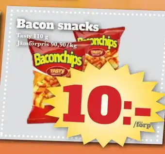 Bonum Matmarknad Bacon snacks erbjuda