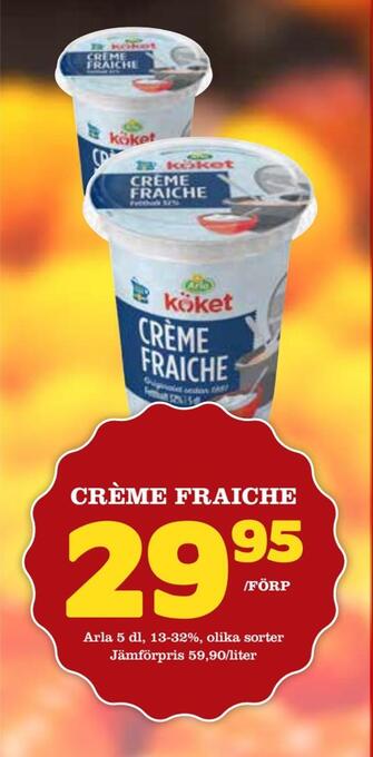 MatArket Crème fraiche erbjuda