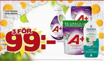 Bonum Matmarknad Tvättmedel • sköljmedel erbjuda