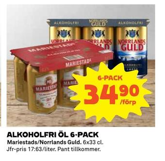 Coop Konsum Alkoholfri öl 6-pack erbjuda