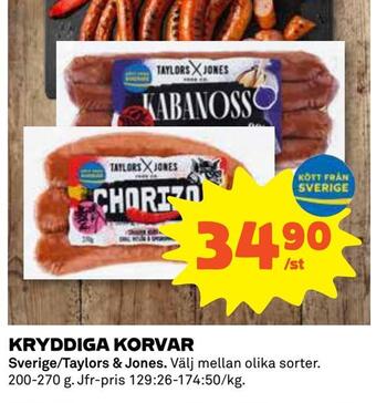 Coop Daglivs Kryddiga korvar erbjuda