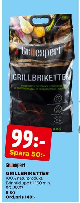 Jem&Fix Grillbriketter erbjuda